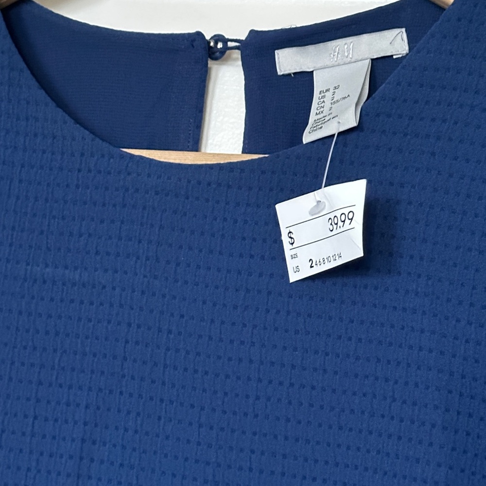 NWT bubble sleeve H&M dress